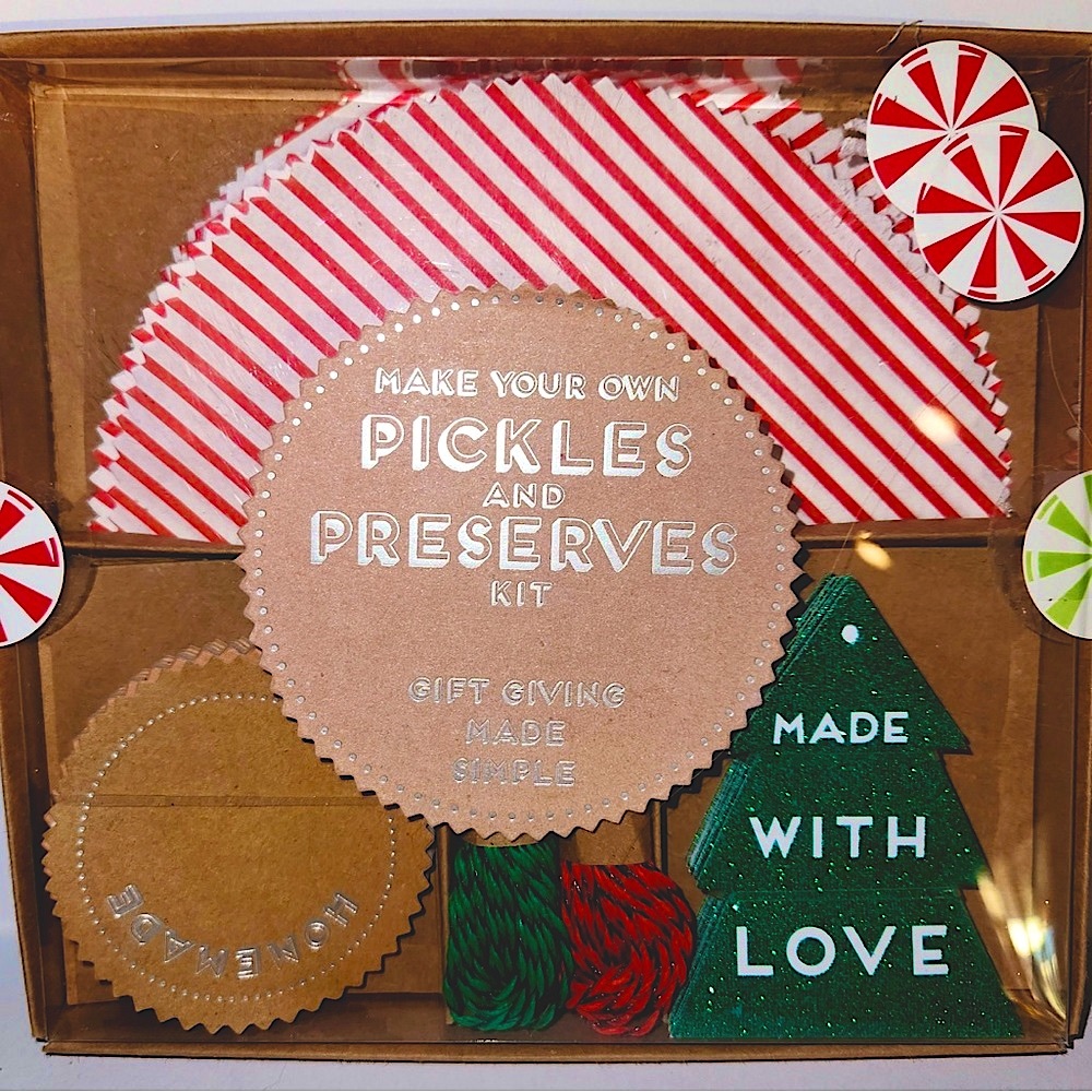 NIB Set of 24 Gift Giving Made Simple Make Your Own Pickles or Preserves Kit